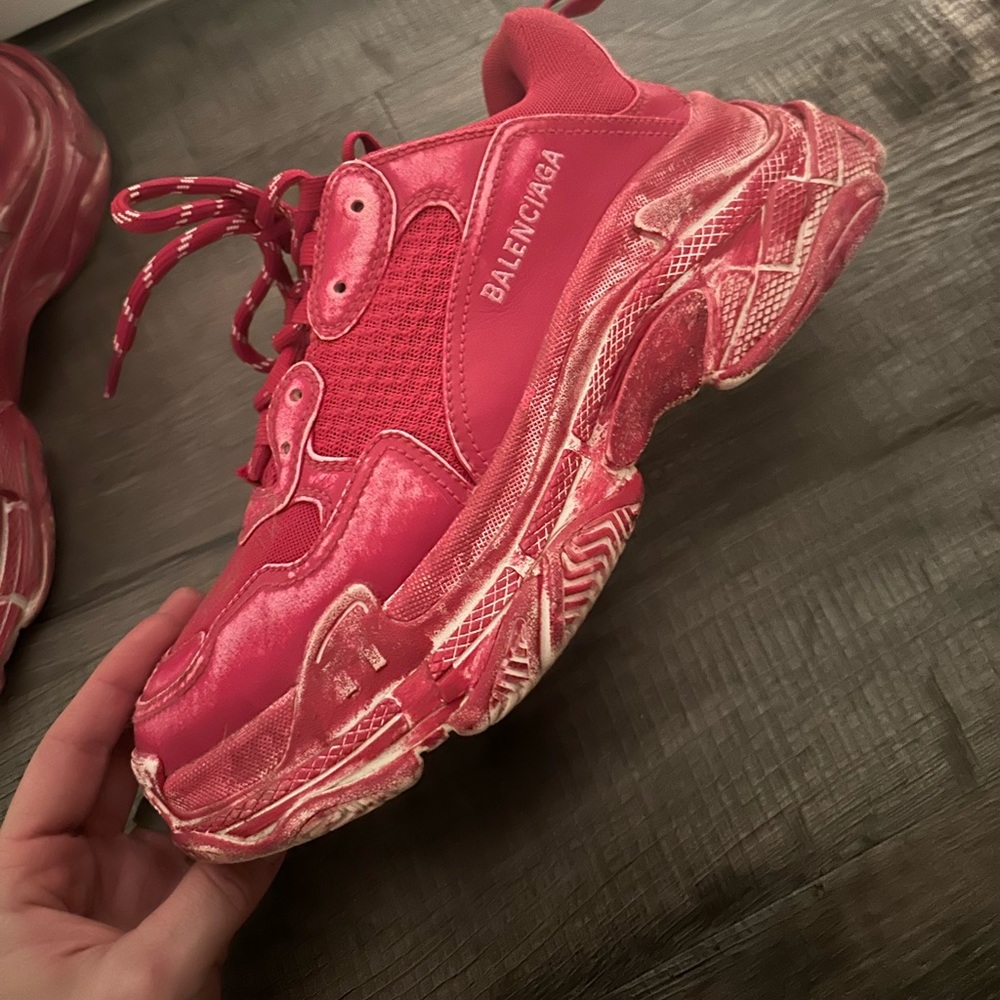 Balenciaga Triple S Dark Red sneakers - Picture 3 of 10